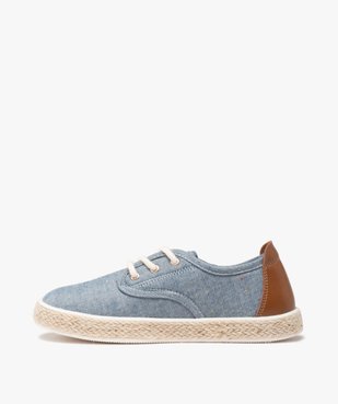 Baskets garçon en toile et semelle en corde vue3 - GEMO (ENFANT) - GEMO