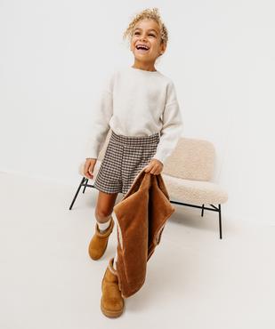Pull à col rond fille vue5 - GEMO (ENFANT) - GEMO