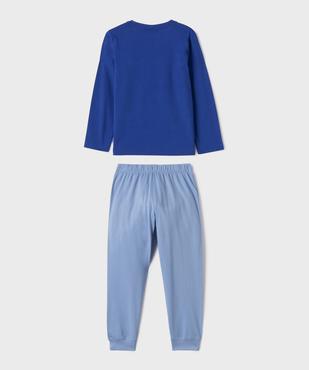 Pyjama en coton à motifs streetwear garçon vue3 - GEMO 4G GARCON - GEMO