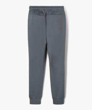 Pantalon de sport avec liserés contrastants garçon vue3 - GEMO (JUNIOR) - GEMO