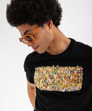 Tee-shirt manches courtes imprimé homme - The Simpsons vue2 - SIMPSONS - GEMO