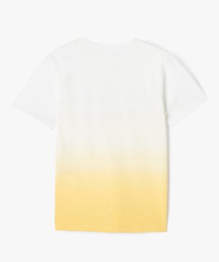 Tee-shirt à manches courtes coloris tie and dye garçon vue3 - GEMO (ENFANT) - GEMO