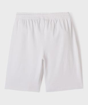 Bermuda de sport à taille élastiquée 100% coton garçon vue3 - GEMO (JUNIOR) - GEMO