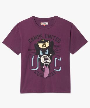 Tee-shirt femme ample à manches courtes et motif XXL - CAMPS vue4 - CAMPS UNITED - GEMO