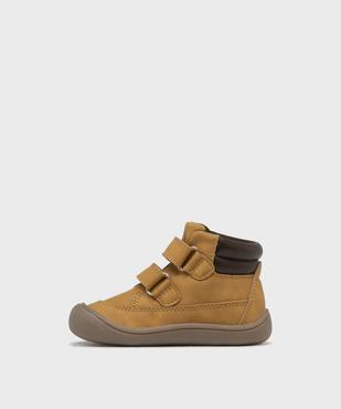 Chaussures premiers pas à scratch bébé garçon - GEPY vue3 - GEPY - GEMO
