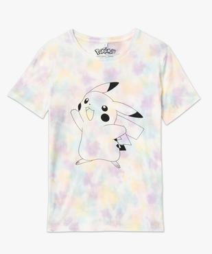 Tee-shirt femme à manches courtes  avec motif - Pokemon vue4 - POKEMON - GEMO