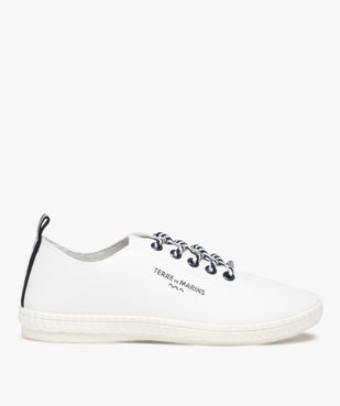 Baskets femme unies à tige extra souple – Terre de Marins vue1 - TERRE DE MARINS - GEMO