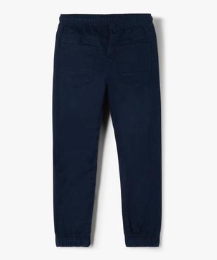 Pantalon jogger coupe slim garçon vue4 - GEMO 4G GARCON - GEMO