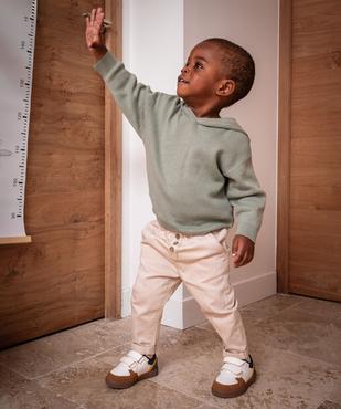 Pantalon en denim coloré bébé garçon vue8 - GEMO(BB COUCHE) - GEMO