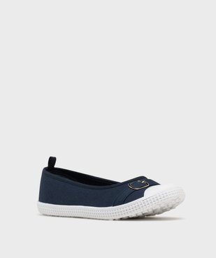 Ballerines en toile avec bout renforcé femme vue3 - VALENTINA BALDA - GEMO