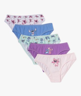 Culottes en coton à motif Stitch fille (lot de 5) - Disney vue1 - LILO & STITCH - GEMO