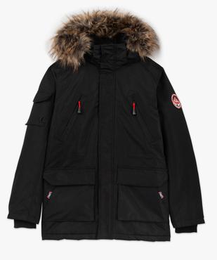 Parka à capuche en fourrure imitation amovible homme - Tokyo Laundry vue4 - TOKYO LAUNDRY - GEMO