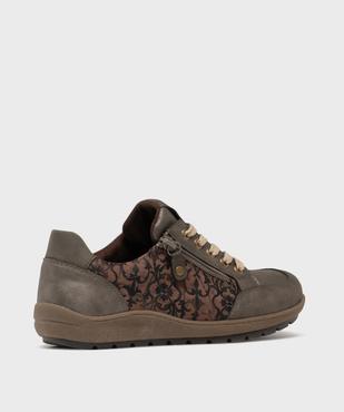 Derbies sportswear à bout carré femme vue4 - SOFTRELAX - GEMO