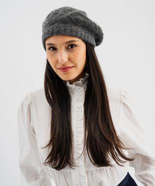 Béret en maille tricotée femme vue3 - GEMO (ACCESS) - GEMO