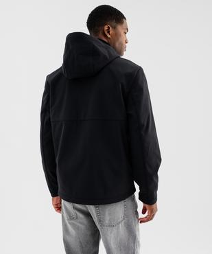 Blouson softshell à capuche déperlant homme vue5 - GEMO (HOMME) - GEMO