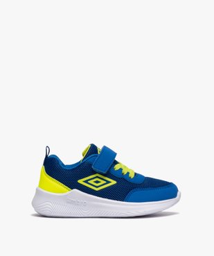 Baskets garçon running bicolores à scratch - Umbro vue1 - UMBRO - GEMO