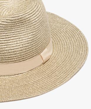 Chapeau femme forme Fedora en maille scintillante vue2 - GEMO (ACCESS) - GEMO