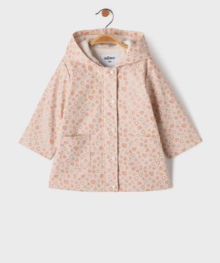 Imperméable chaudement doublé en matière déperlante bébé fille vue1 - GEMO(BEBE DEBT) - GEMO