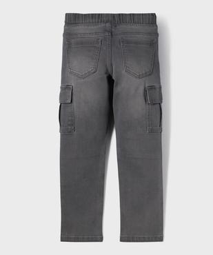 Pantalon cargo coupe slim résistant à l’usure garçon vue8 - GEMO (ENFANT) - GEMO