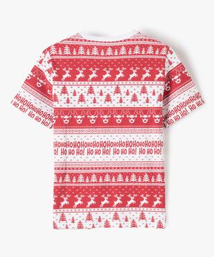 Tee-shirt garçon à manches courtes avec motif de Noël vue3 - GEMO (JUNIOR) - GEMO