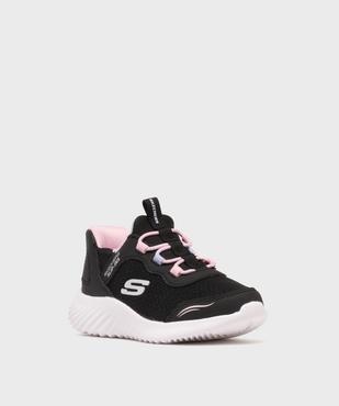 Baskets en toile pailletée faciles à enfiler fille - Skechers vue2 - SKECHERS - GEMO