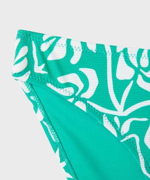 Maillot de bain 2 pièces à motifs fleuris fille vue3 - GEMO (JUNIOR) - GEMO