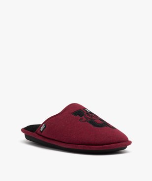 Chaussons homme mules en jersey avec semelle en sherpa - Camps United vue2 - CAMPS UNITED - GEMO