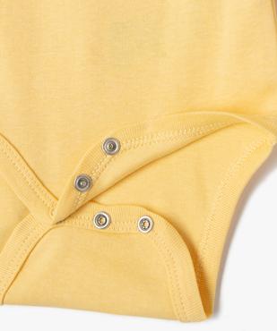 Body à manches longues avec motifs variés bébé fille (lot de 3) vue2 - GEMO 4G BEBE - GEMO