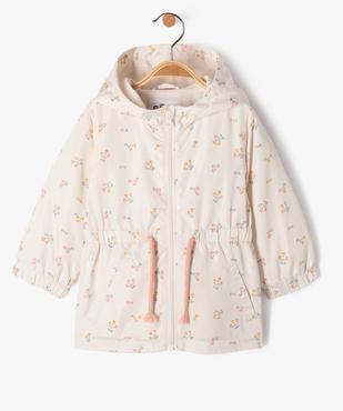 Imperméable déperlant à motifs fleuris bébé fille vue1 - GEMO(BEBE DEBT) - GEMO