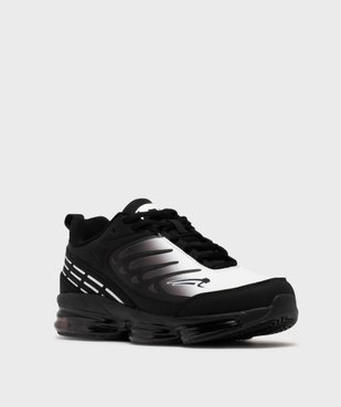 Baskets bicolore à lacets homme - Airness vue2 - AIRNESS - GEMO