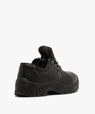 Chaussures de sécurité femme low-cut dessus en cuir grainé uni  vue4 - GEMO (EQUIPT) - GEMO