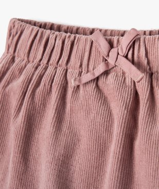 Pantalon ample en velours fines côtes bébé - LuluCastagnette vue2 - LULUCASTAGNETTE - GEMO