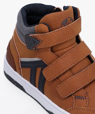 Baskets garçon mid-cut à scratchs et zip – Alma Planète vue6 - ALMA PLANETE - GEMO