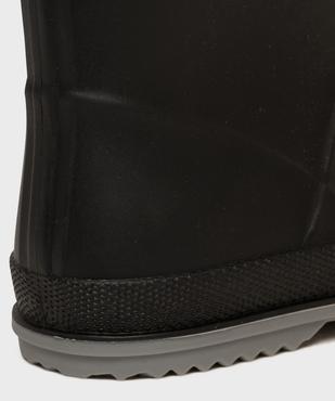 Bottes de pluie à semelle crantée contrastée garçon vue6 - 5 MILES - GEMO