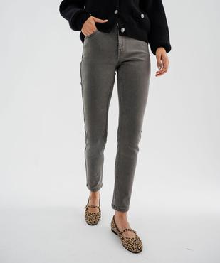 Jean Slim extensible taille haute femme vue5 - GEMO 4G FEMME - GEMO