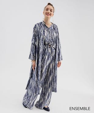 Ensemble tie and dye bleu pour femme  - GEMO