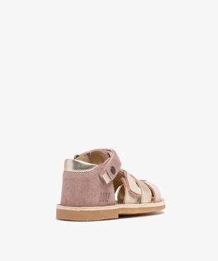 Chaussures de marche bébé fille en cuir - NA! vue4 - NA! - GEMO