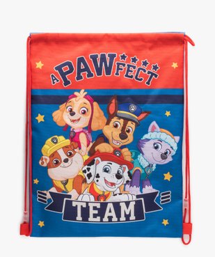 Sac baluchon en toile enfant - Pat Patrouille vue1 - PAT PATROUILLE - GEMO