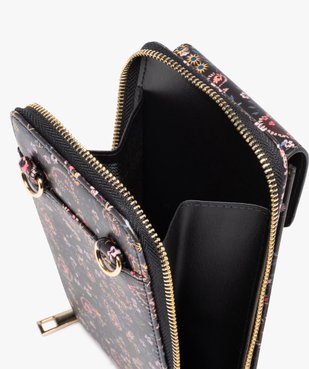Pochette à motifs fleuris femme vue3 - GEMO (ACCESS) - GEMO