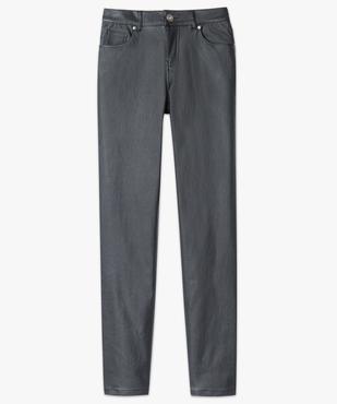 Pantalon enduit coupe regular vue4 - GEMO (CASUAL) - GEMO
