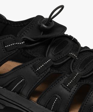 Chaussures confort ouvertes à lacets élastiques homme vue6 - G'FLEX - GEMO