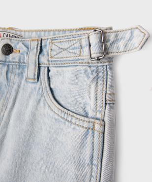 Jean barrel en denim délavé fille - Camps United vue2 - CAMPS - GEMO