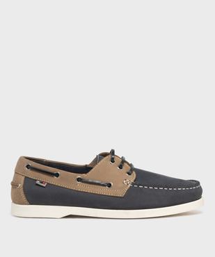 Chaussures bateau bicolore - Tanéo vue1 - TANEO - GEMO