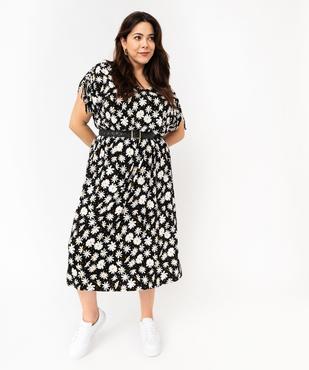 Robe en maille décolletée dans le dos femme grande taille vue1 - GEMO 4G GT - GEMO