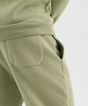 Pantalon de jogging en molleton doux homme vue4 - GEMO 4G HOMME - GEMO