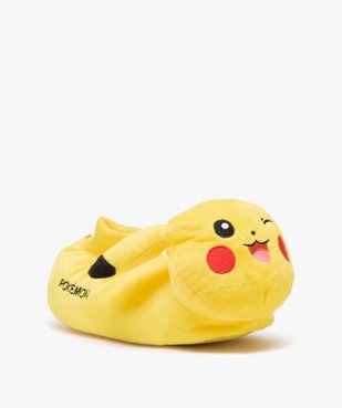 Chaussons garçon en volume Pikachu - Pokemon  vue1 - GEMO (ENFANT) - GEMO