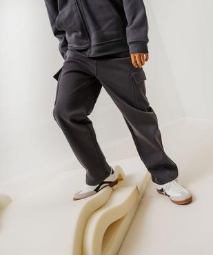 Pantalon de jogging avec intérieur chaud garçon vue6 - GEMO (JUNIOR) - GEMO