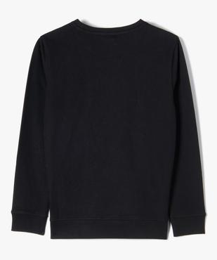 Sweat garçon en molleton fin avec imprimé graphique vue3 - GEMO (JUNIOR) - GEMO