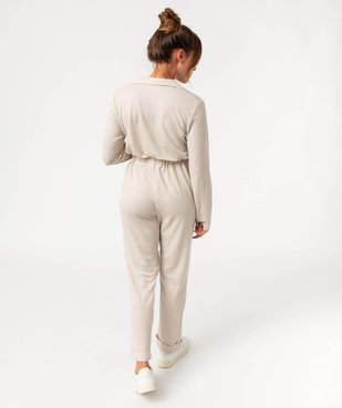 Combinaison pantalon à manches longues fluide femme - Gémo x Melissaallbb vue4 - GEMO(FEMME PAP) - GEMO