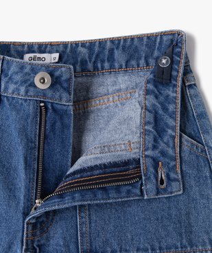 Short en jean multi-poches fille vue2 - GEMO 4G FILLE - GEMO